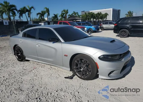 2023 Dodge Charger Scat Pack из США, поврежденный, VIN 2C3CDXGJ4PH588990